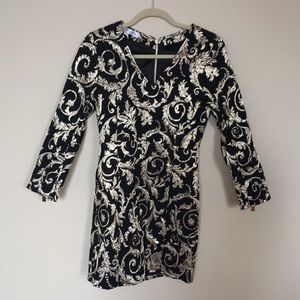 NWT Anine Bing Baroque Mini Dress, Size S/P
